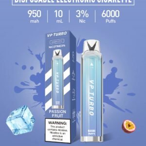 VP TURBO 幻彩抛棄式 發光超吸睛 6000 口更耐抽 950mAh 爆發力十足大煙霧 10ml 巨量儲油與 Mesh 霧化解析 台灣現貨