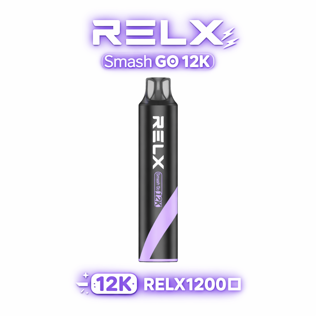 RELX 悅刻 Smash Go 12000 口 純粹爆爽體感 400mAh 恆壓穩定續航方案 15ml 巨無霸油量超持久5% 丁鹽爽度炸裂 台灣現貨