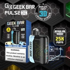 【買5送1超值購】GEEK BAR 星空系列 25000 口 純粹穩定動力輸出方案 18ml 巨量儲油空間 5% 尼古丁鹽配比 3D 全螢幕智慧監測技術 台灣現貨