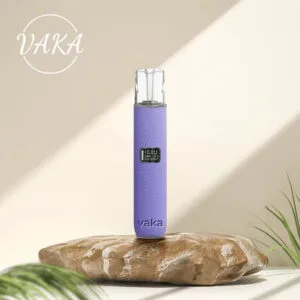 VAKA 一代真皮主機 LED有螢幕看電量 超高端義大利真皮手感 380mAh 高效電路平衡技術 完美適配一代通用煙彈 台灣現貨